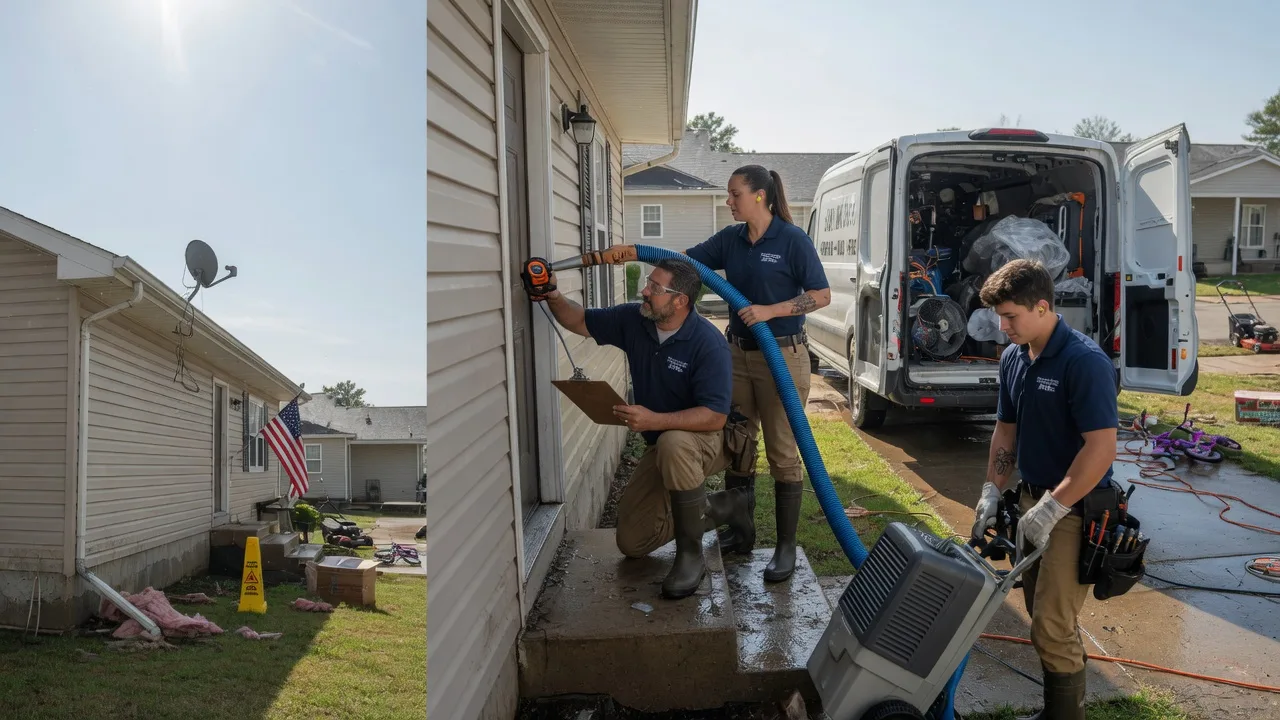 Ceiling Water Damage Restoration in Orrville, OH near me